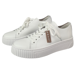 półbuty sportowe damskie sneakersy białe nessi 22162