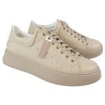 Sportowe buty damskie sneakersy beżowe Nessi 23409