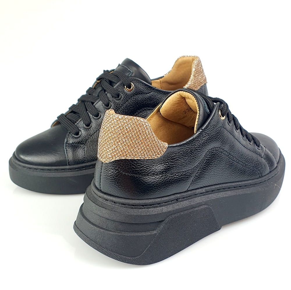 sportowe buty damskie czarne nessi 23412