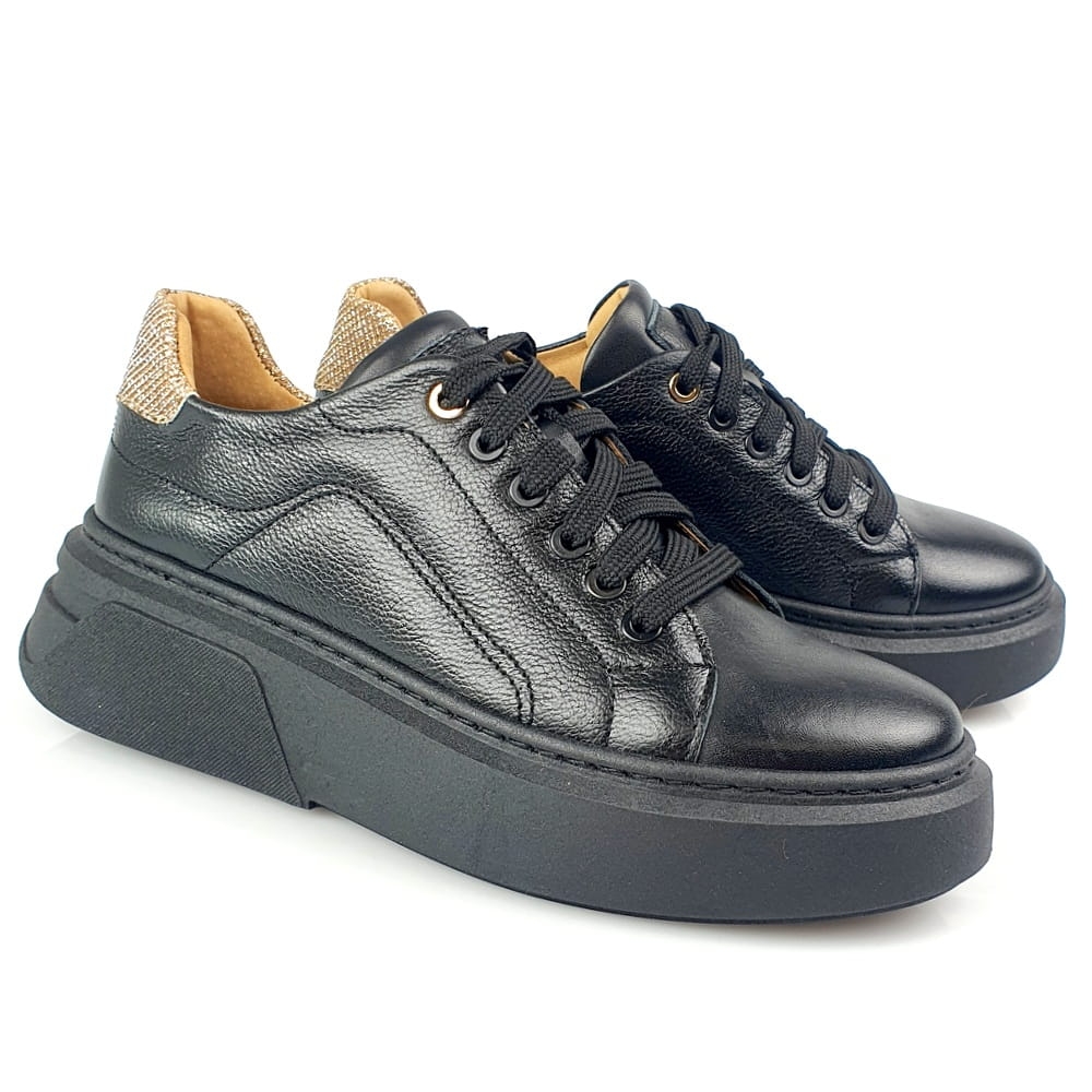 sportowe buty damskie czarne nessi 23412