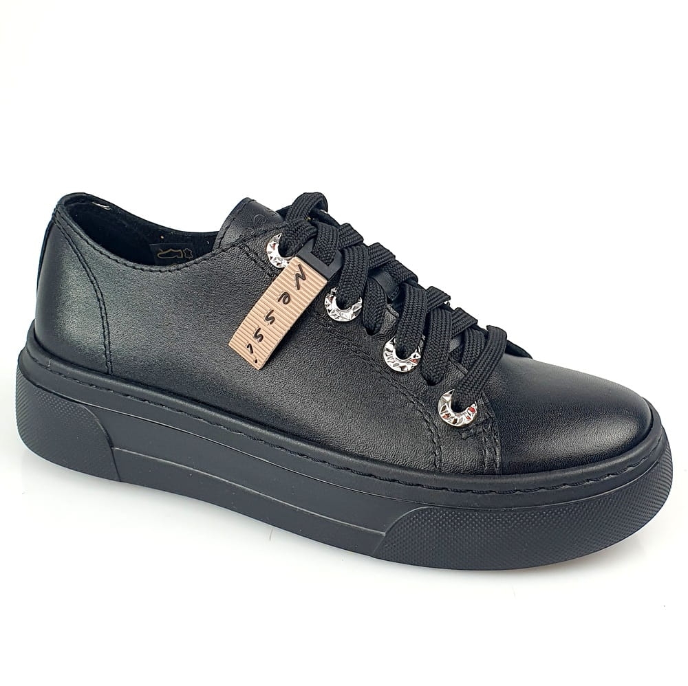 sportowe buty damskie czarne nessi 23417
