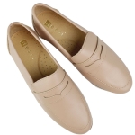Mokasyny damskie lordsy beż skóra lico Nessi 20703