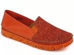 Maciejka 03512 mokasyny espadryle pomarańcz
