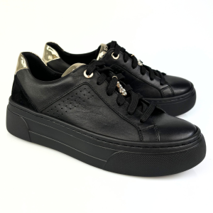 sportowe półbuty damskie czarne nessi 24585