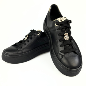 sportowe półbuty damskie czarne nessi 24585