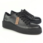 Sportowe buty damskie sneakersy czarne Nessi 23163