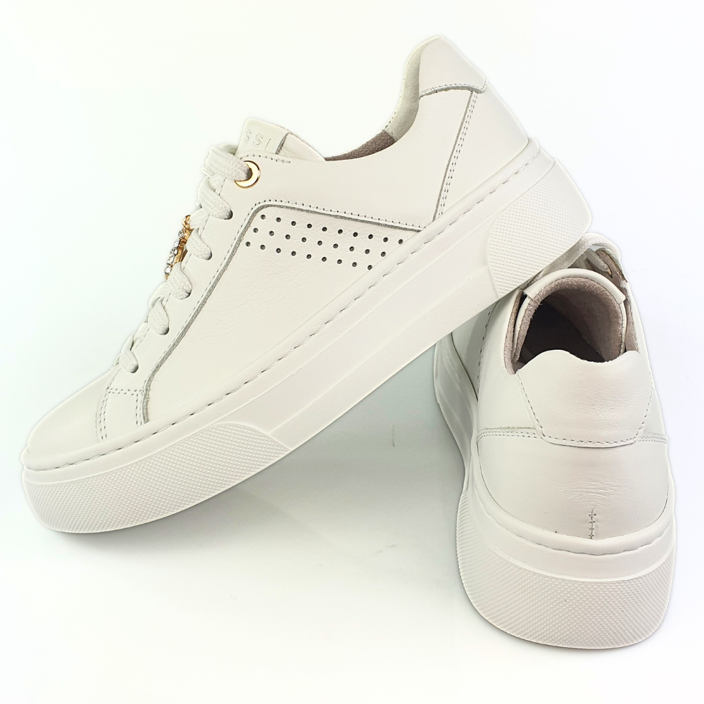 sportowe półbuty damskie białe nessi 24585