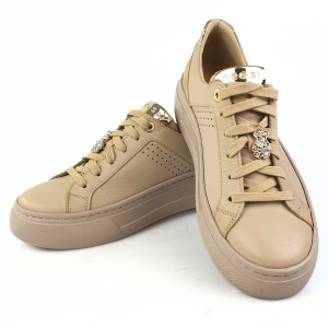 sportowe półbuty damskie beżowe nessi 24585