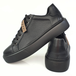 sportowe buty damskie sneakersy czarne nessi 23420