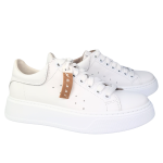 Sportowe buty damskie sneakersy białe Nessi 23409