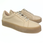 Sportowe buty damskie sneakersy trampki  beżowe Nessi 17111
