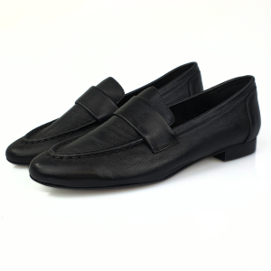 mokasyny damskie lordsy czarne nessi 24607