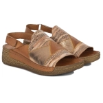 Wygodne sandały rude Maciejka L 7067