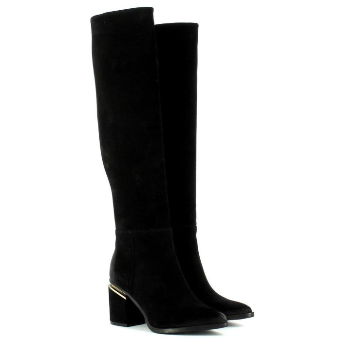 kozaki damskie czarne zamsz Carinii B5758.png