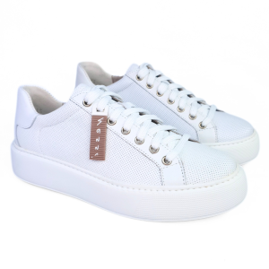 sportowe buty damskie sneakersy białe nessi 23420