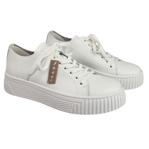 półbuty sportowe damskie sneakersy białe nessi 22162