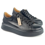 Sportowe buty damskie sneakersy czarne Nessi 23409