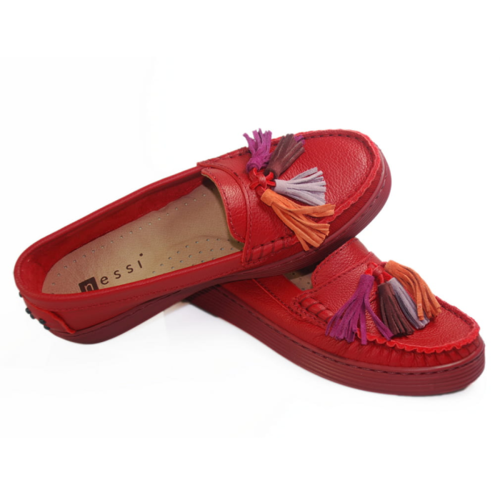 mokasyny z frędzlami czerwone Nessi 18309 (4).png