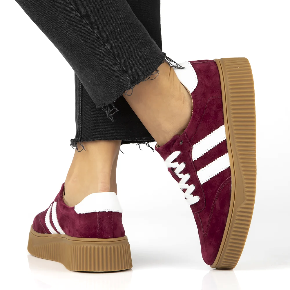 sportowe sneakresy skóra burgund Filippo DP6776 (2).png