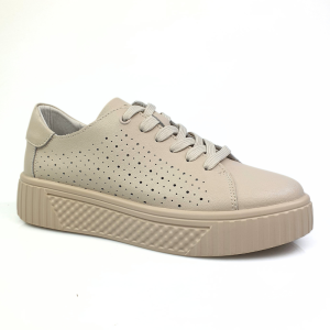 sneakersy damskie beżowe skóra Barski GR61-5938 (4).png