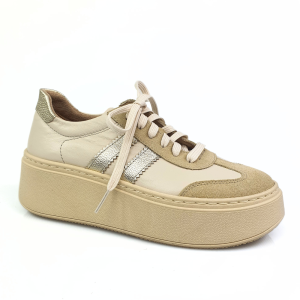 półbuty damskie sneakersy beżowe Galant 4032.png
