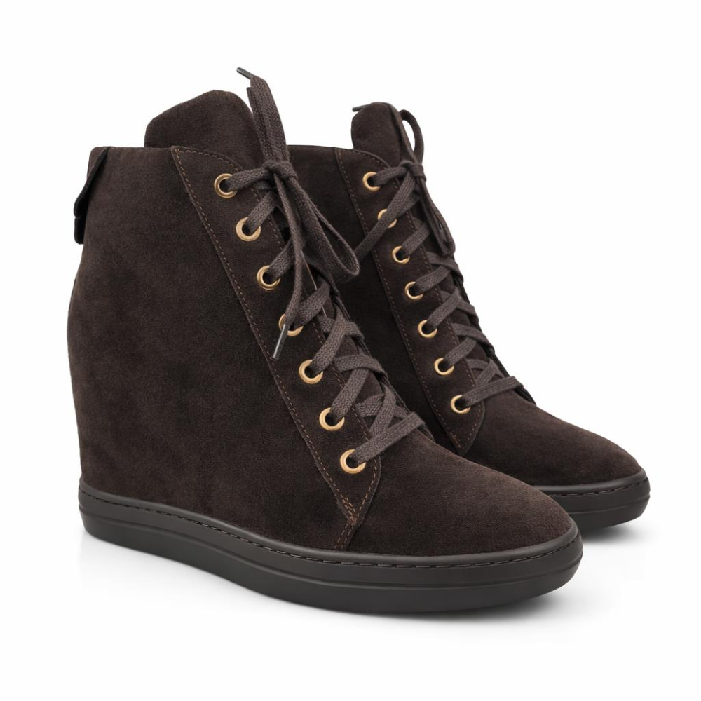 botki sneakersy na koturnie brąz czekolada CARINII (8).png