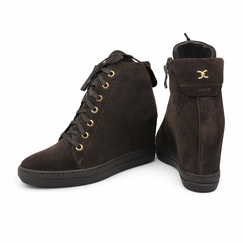 botki sneakersy na koturnie brąz czekolada CARINII (6).png