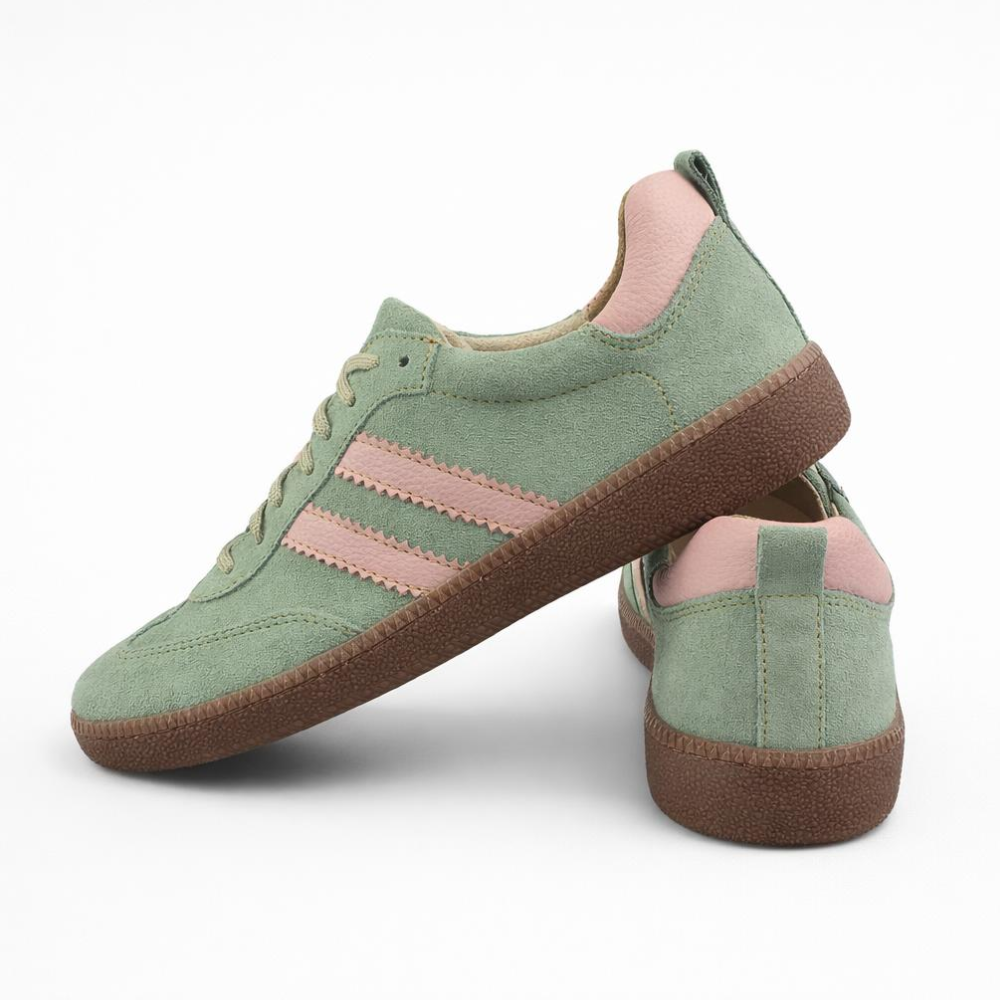 półbuty sportowe damskie zielone pistacja Best But 1402 (3).png