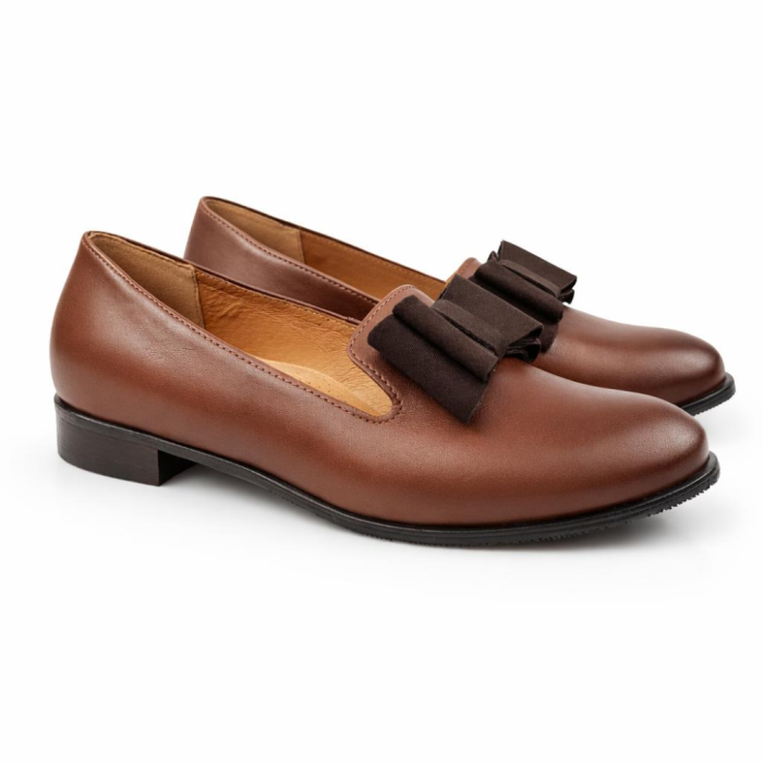 mokasyny lordsy z kokardą brązowe Galant 4025 (6).png