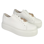 Sneakersy białe z ozdobą żabka Nessi 24700