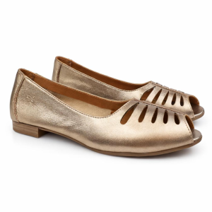 baleriny skórzane z odkrytym palcem złote Maciejka P7541 (3).png