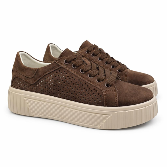 sportowe sneakersy damskie brązowe SANTORIO SAN-434 (7).png