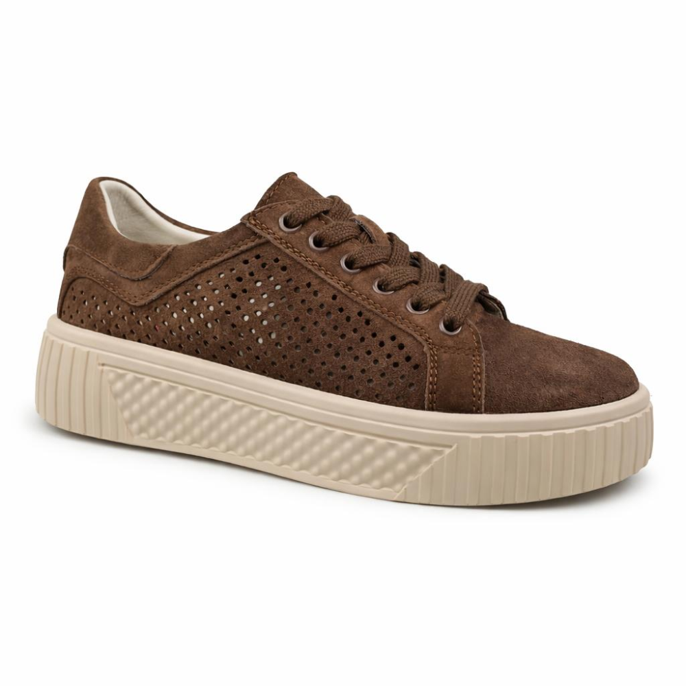sportowe sneakersy damskie brązowe SANTORIO SAN-434 (4).png