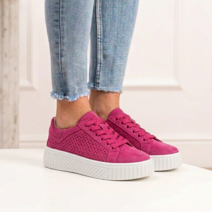 sportowe sneakersy damskie różowe SANTORIO SAN-434 (8).png