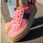 Sneakersy sportowe damskie różowe Big Star TT274164