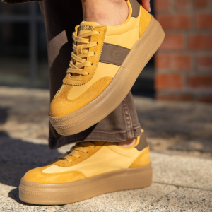 sneakersy damskie żółte Big Star TT274166 (1).png