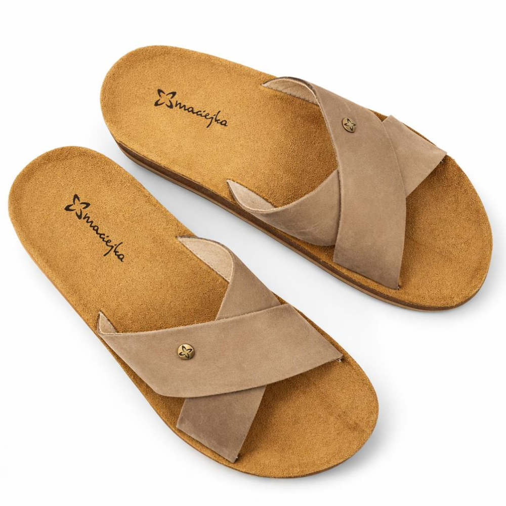 klapki damskie skórzane beżowe Maciejka P7504 (2).png