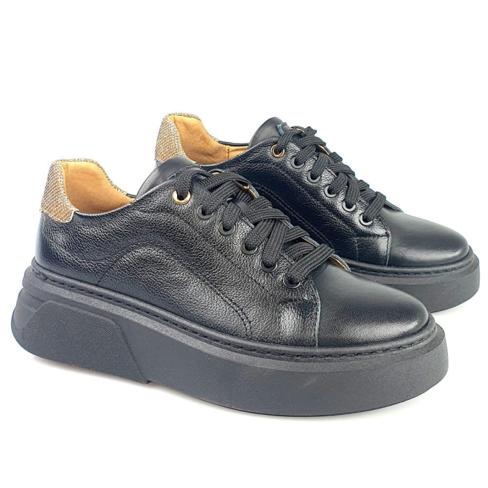 sportowe buty damskie czarne nessi 23412