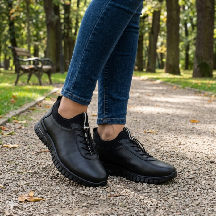 półbuty damskie skórzane czarne Vacarro 535 (5).png