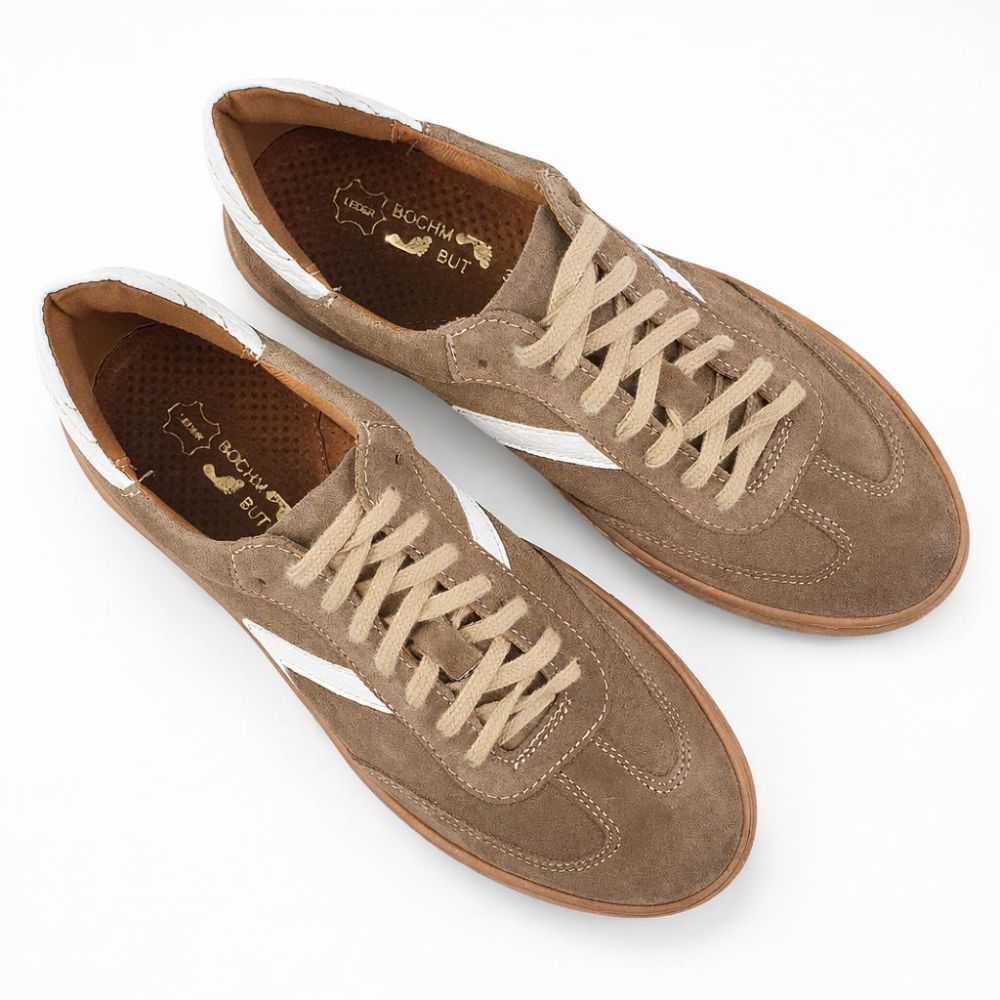 półbuty sportowe damskie skórzane beż zamsz Bochmbut 1470 (3).png