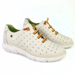Półbuty damskie skórzane białe smietana Maciejka 6811 P6811