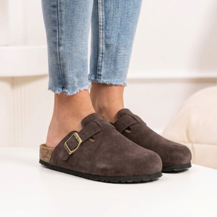 klapki damskie mule skórzane brązowe Filippo 7918 (4).png