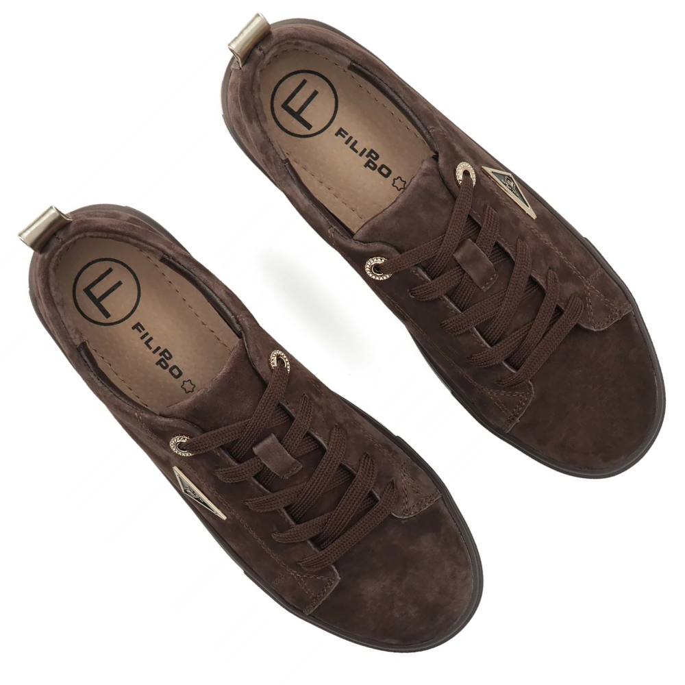 sportowe sneakersy półbuty damskie brąz czekolada Filippo DP 3533 (5).png