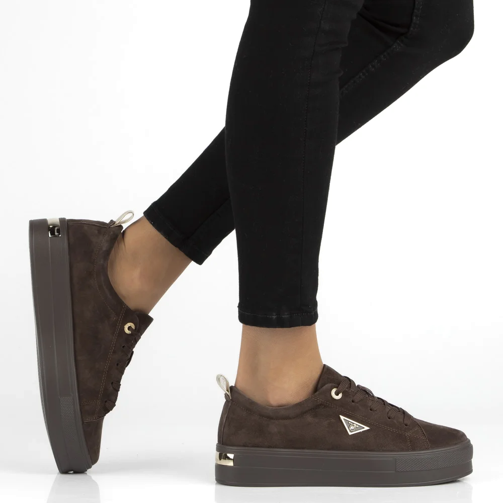 sportowe sneakersy półbuty damskie brąz czekolada Filippo DP 3533 (3).png