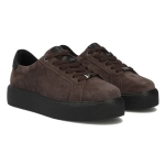 Sneakersy sportowe damskie skóra zamsz brąz czekolada Filippo DP6119