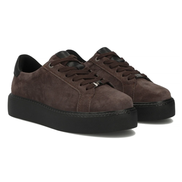 sportowe sneakersy półbuty damskie brąz czekolada Filippo DP 6119 (3).png