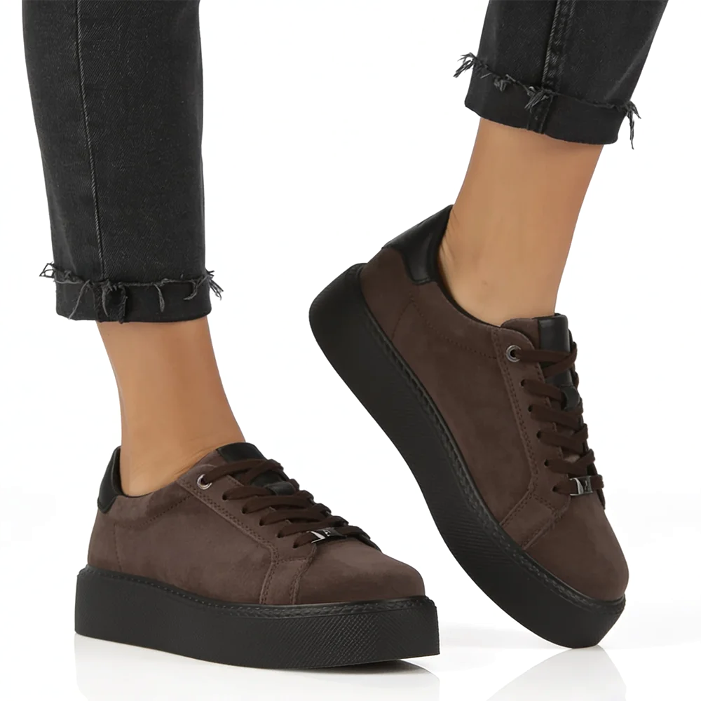 sportowe sneakersy półbuty damskie brąz czekolada Filippo DP 6119 (2).png