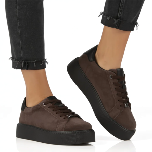 sportowe sneakersy półbuty damskie brąz czekolada Filippo DP 6119 (2).png
