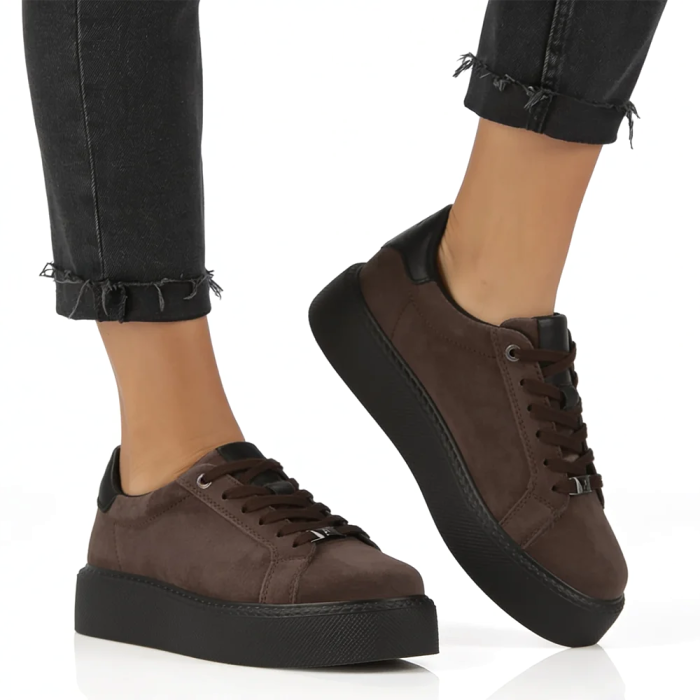 sportowe sneakersy półbuty damskie brąz czekolada Filippo DP 6119 (2).png