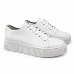 Sportowe buty damskie sneakersy trampki  białe 22162/Z